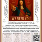 King William We Need You Poster
