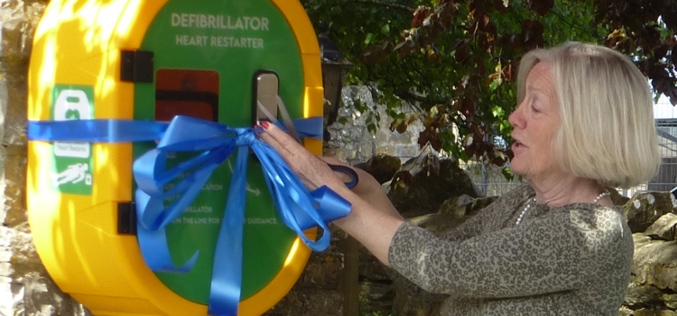 Official Opening of Catcott Defibrillator