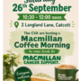Macmillan Coffee Morning 2026