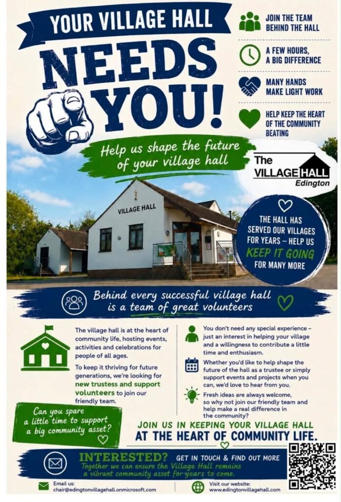 Your Village Hall Needs You